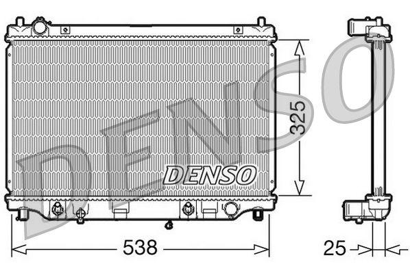 Chłodnica, układ chłodzenia silnika DENSO DRM44017