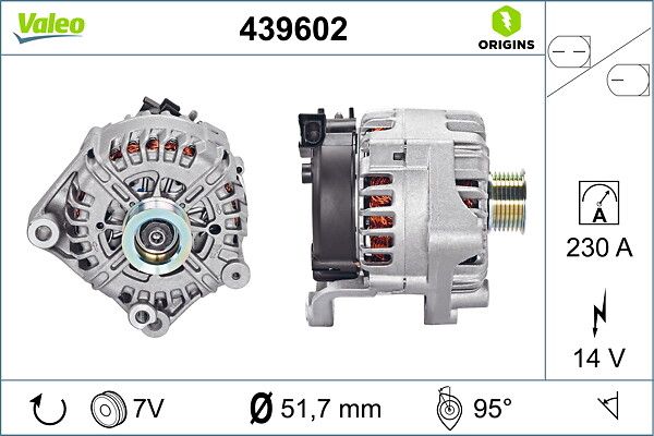 Alternator VALEO 439602