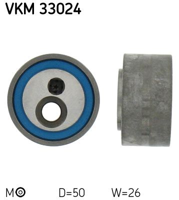 Rolka napinacza, pasek klinowy wielorowkowy SKF vkm 33024