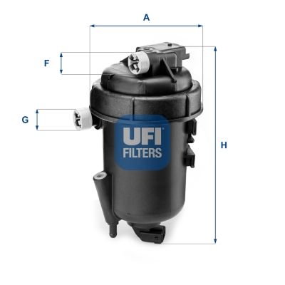 Filtr paliwa UFI 55.179.00
