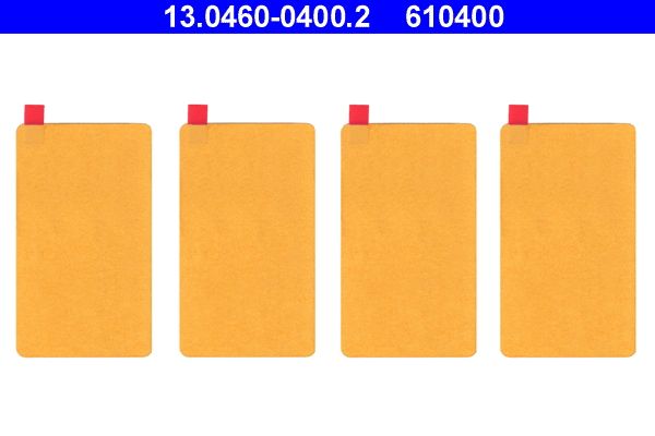 Zestaw akcesoriów, klocki hamulcowe ATE 13.0460-0400.2