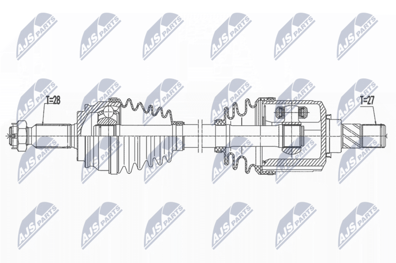 Wał napędowy NTY NPW-MS-073