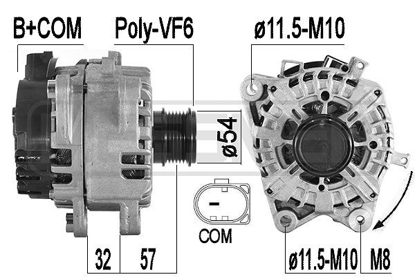 Alternator ERA 209589