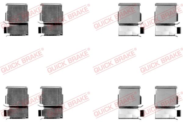 Zestaw akcesoriów, klocki hamulcowe QUICK BRAKE 109-1033