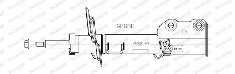 Amortyzator Monroe G8686