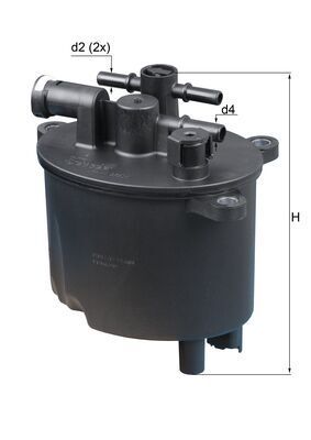 Filtr paliwa MAHLE KL581
