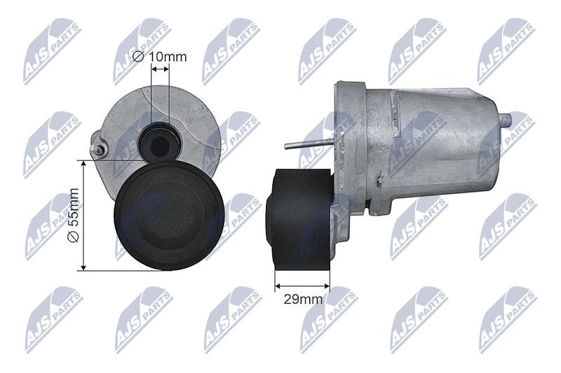 Rolka napinacza, pasek klinowy wielorowkowy NTY RNK-BM-018