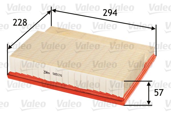 Filtr powietrza VALEO 585076