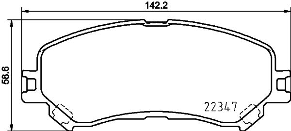 Zestaw klocków hamulcowych, hamulce tarczowe BREMBO P 68 067