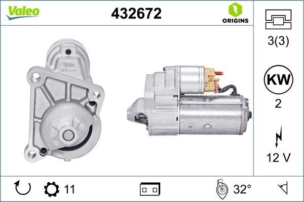 Rozrusznik VALEO 432672