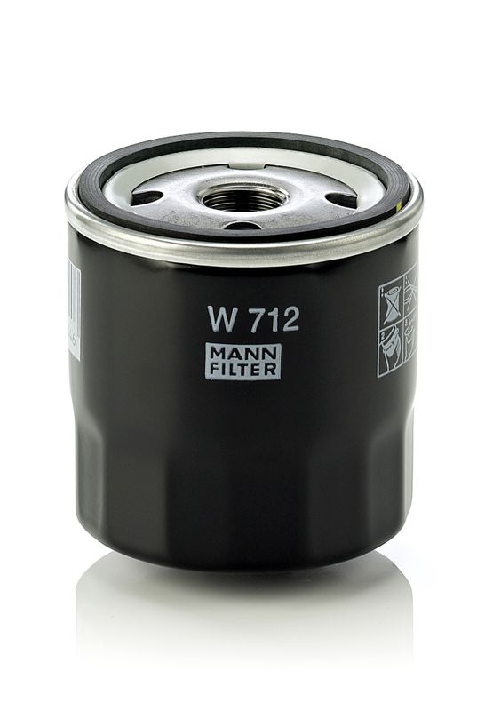 Filtr oleju MANN-FILTER w 712