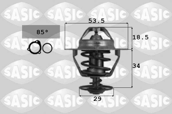 Termostat, płyn chłodzący SASIC 3306029