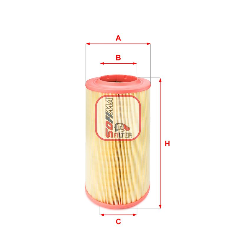 Filtr powietrza SOFIMA S 7628 A