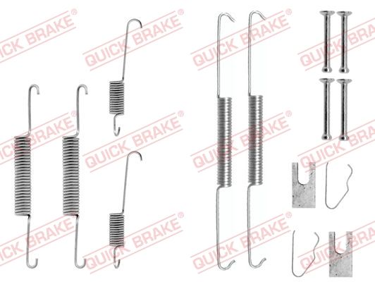 Zestaw akcesoriów, szczęki hamulcowe QUICK BRAKE 105-0645