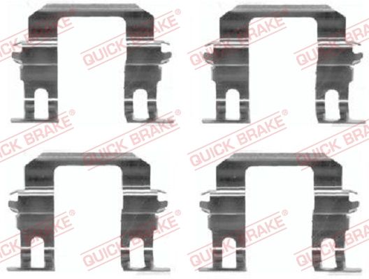 Zestaw akcesoriów, klocki hamulcowe QUICK BRAKE 109-1275