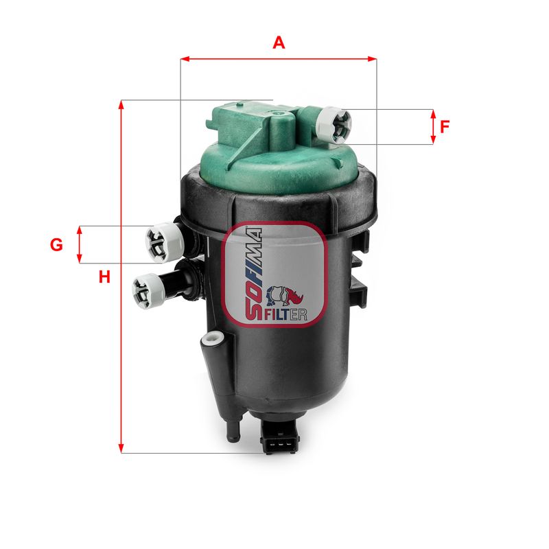 Filtr paliwa SOFIMA S 5178 GC