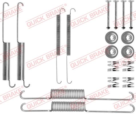 Zestaw akcesoriów, szczęki hamulcowe QUICK BRAKE 105-0758