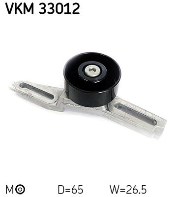 Rolka napinacza, pasek klinowy wielorowkowy SKF VKM 33012