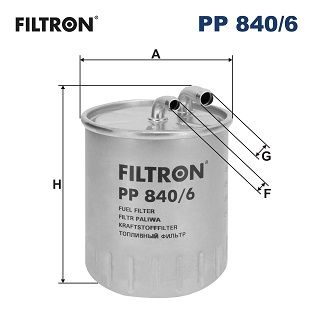 Filtr paliwa FILTRON pp 840/6
