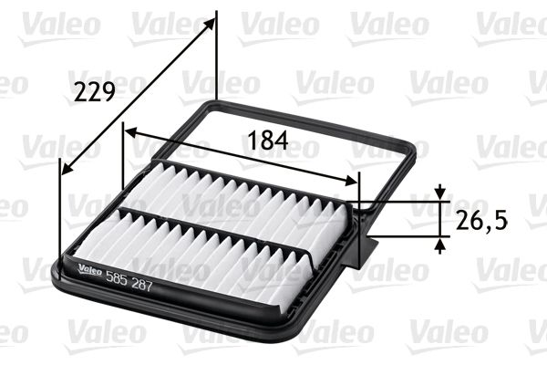 Filtr powietrza VALEO 585287