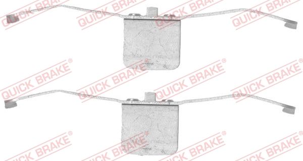 Zestaw akcesoriów, klocki hamulcowe QUICK BRAKE 109-1639