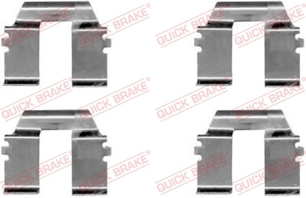 Zestaw akcesoriów, klocki hamulcowe QUICK BRAKE 109-1232