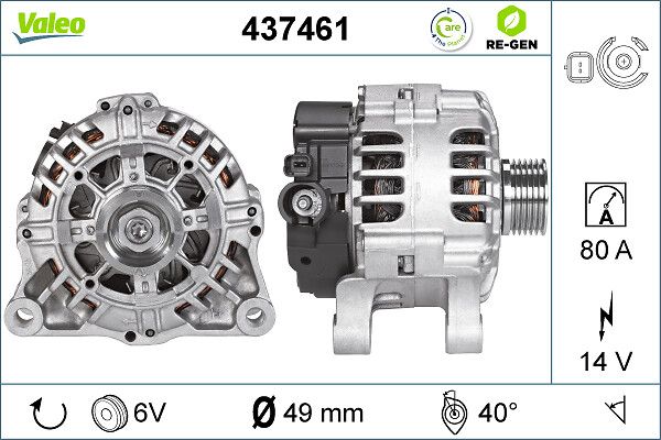 Alternator VALEO 437461