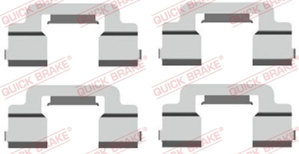 Zestaw akcesoriów, klocki hamulcowe QUICK BRAKE 109-1703