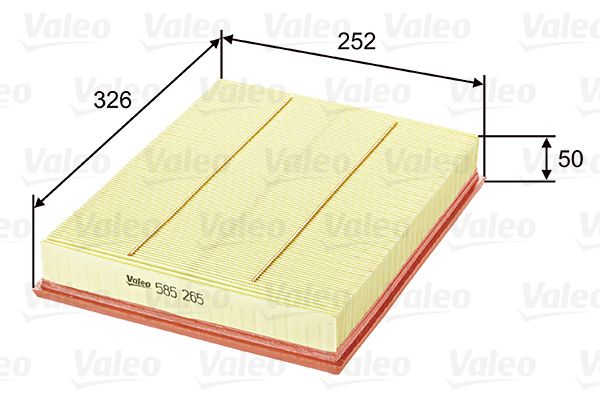 Filtr powietrza VALEO 585265