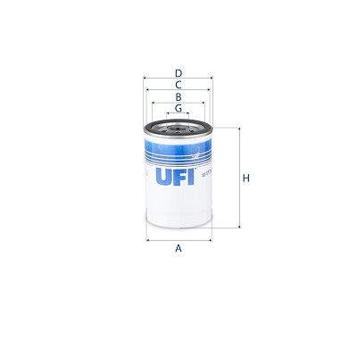 Filtr oleju UFI 23.117.00