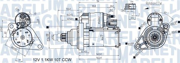 Rozrusznik MAGNETI MARELLI 063721470010