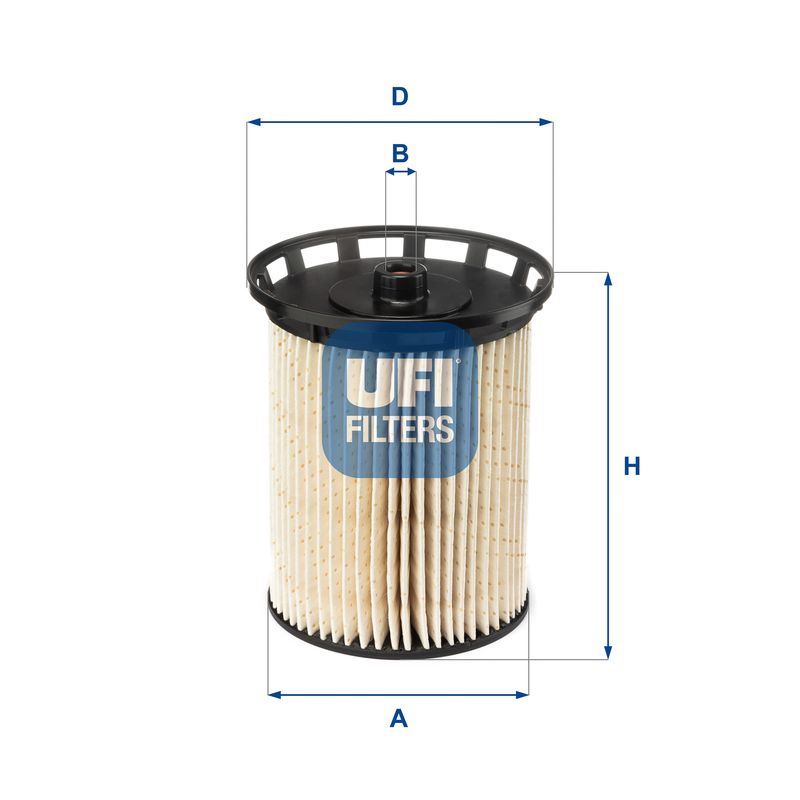 Filtr paliwa UFI 26.129.00