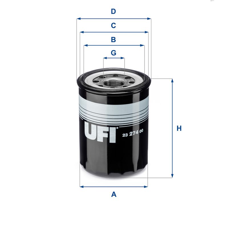 Filtr oleju UFI 23.274.00