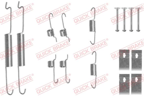 Zestaw akcesoriów, szczęki hamulcowe QUICK BRAKE 105-0863