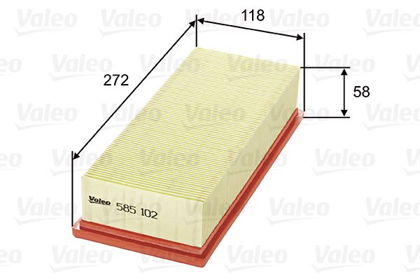 Filtr powietrza VALEO 585102
