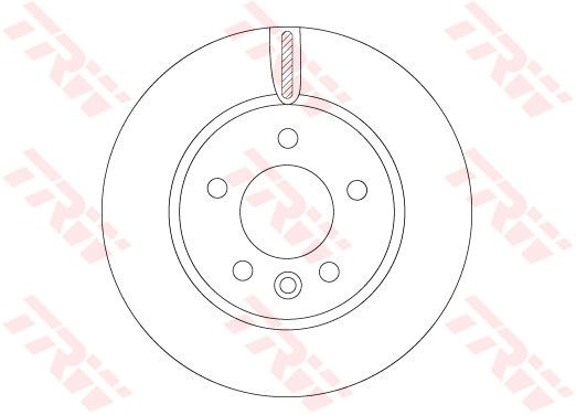 Tarcza hamulcowa TRW df6589s