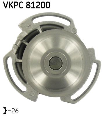 Pompa wody, chłodzenie silnika SKF VKPC 81200