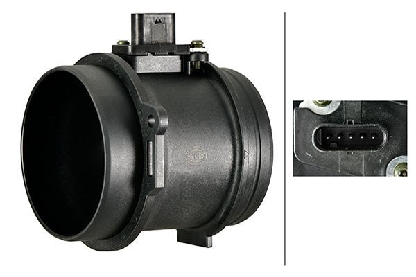 Przepływomierz masowy powietrza HELLA 8ET 358 166-471