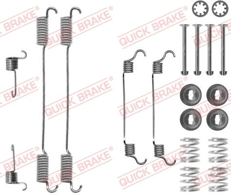 Zestaw akcesoriów, szczęki hamulcowe QUICK BRAKE 105-0740