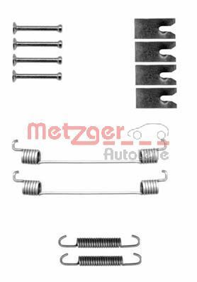 Zestaw akcesoriów, szczęki hamulcowe METZGER 105-0827