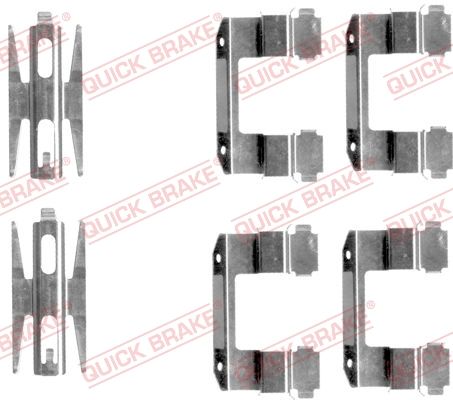 Zestaw akcesoriów, klocki hamulcowe QUICK BRAKE 109-1618