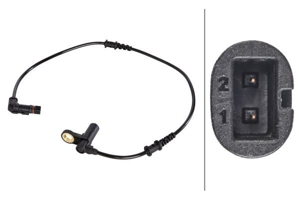 Czujnik, prędkość obrotowa koła HELLA 6pu 012 039-621
