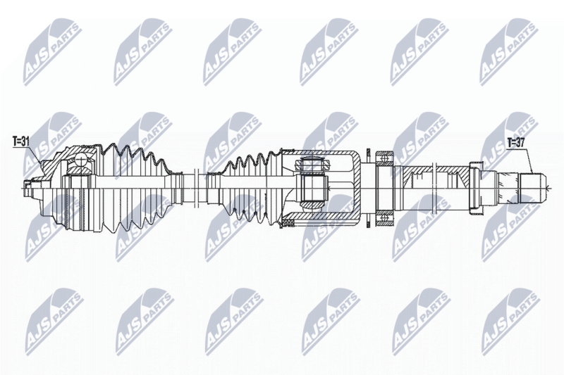 Wał napędowy NTY NPW-BM-167