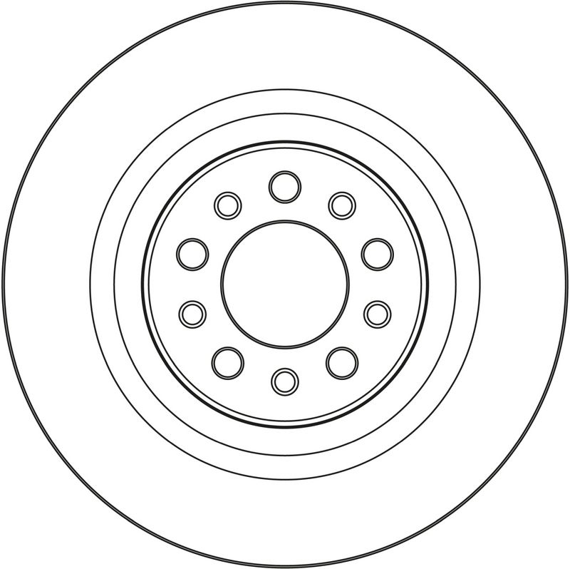 Tarcza hamulcowa TRW DF4068