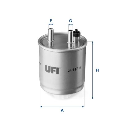 Filtr paliwa UFI 24.117.00