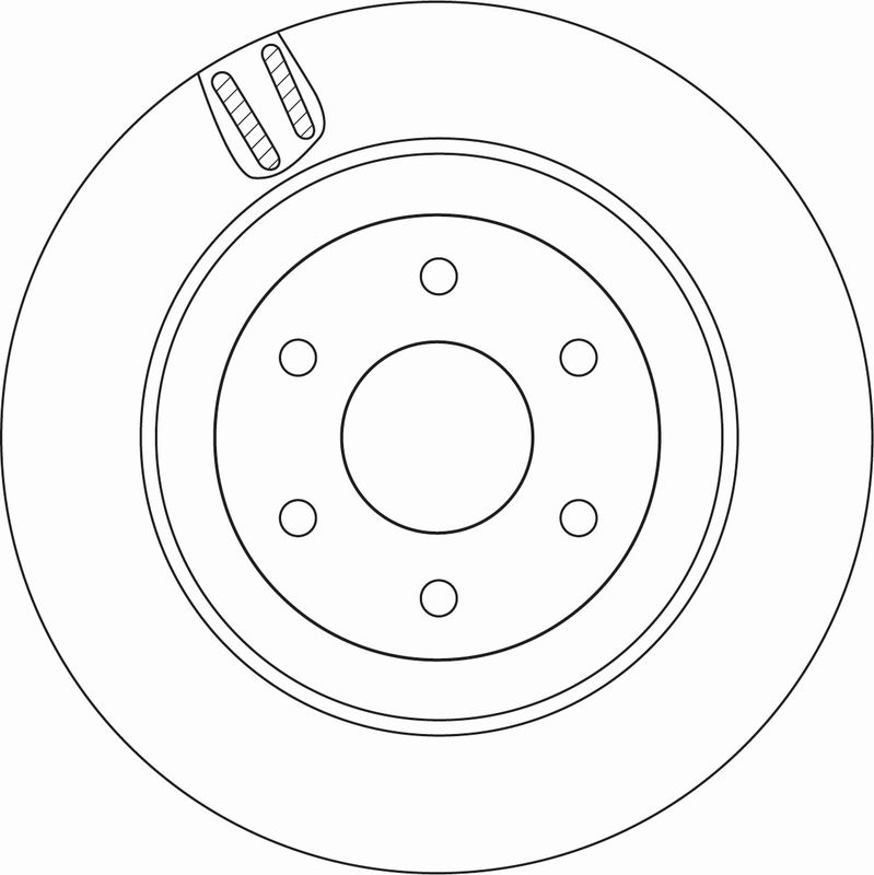 Tarcza hamulcowa TRW DF6967