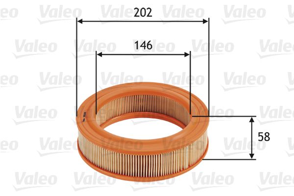 Filtr powietrza VALEO 585644