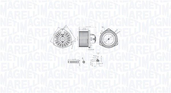 Wentylator wewnętrzny MAGNETI MARELLI 069412765010