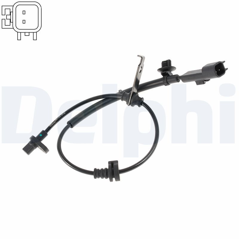 Czujnik, prędkość obrotowa koła DELPHI SS21234-12B1
