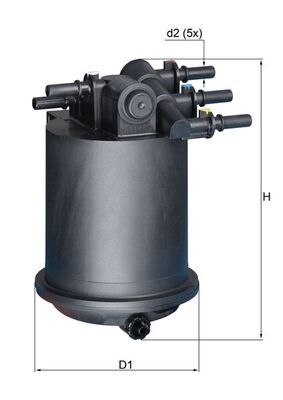 Filtr paliwa MAHLE KL414